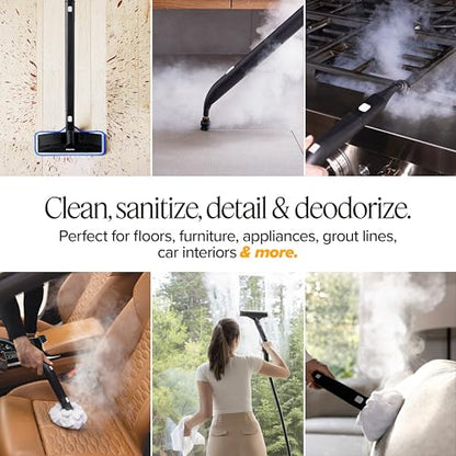 Dupray Neat Plus Steam Cleaner with 17-Piece Accessory Kit. A powerful multi-purpose steamer designed for deep cleaning floors, upholstery, grout, and more. *Kills 99.9% of Bacteria & Viruses - size: 17-piece (Neat Plus)