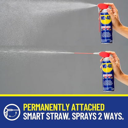 WD-40 Original Formula, Multi-Use Product with SMART Straw Sprays 2 Ways, 14.4 OZ [2-Pack] - style: Smart Straw