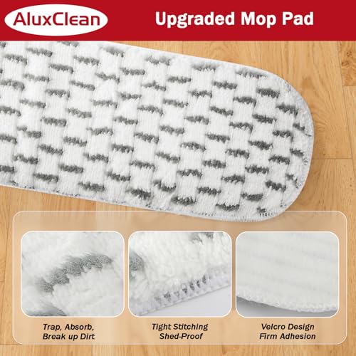 5-Pack Microfiber Mop Pad Refills Compatible with O-Cedar H2PrO