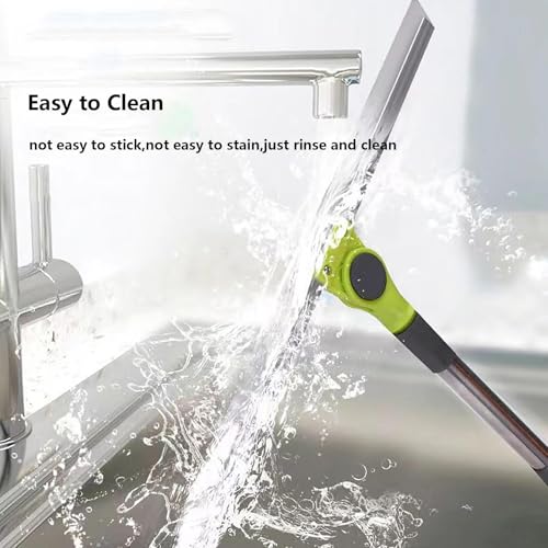 Air Broom as Seen on Tv, with 51 Long Handle Floor Squeegee for Concrete Floor, Broom for Pet Hair Cleans Glass,Fine Dust,Hair,Liquids,Small:35×130cm