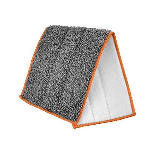 Superio Microfiber Mop Pads, Refill for Miracle Mop, Replacement Head With Velcro, 16 Inch Refill for Flat, Spray Mop Set - Grey - size: Mopping Pad