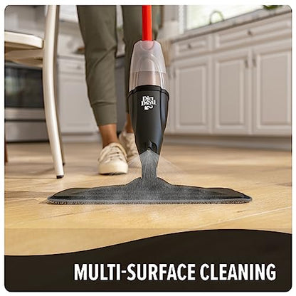 Dirt Devil Spray Mop, Mop with Washable Pads, Multi-Surface Cleaner for Sealed Hard Floors like Laminate, Tile, Hardwood and More, Spray Mops for Floor Cleaning