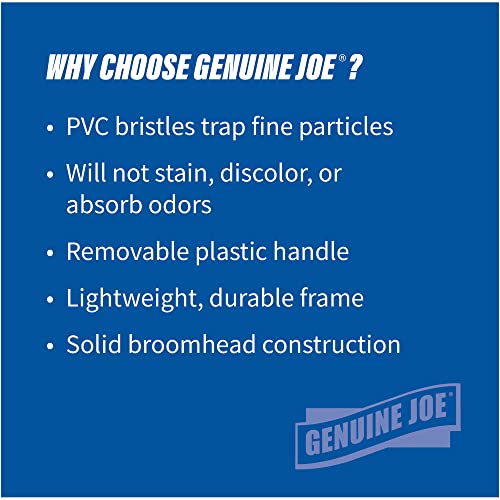 Genuine Joe GJO58562 Lightweight Manual Angle Broom, 7" Bristles