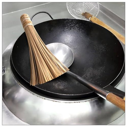 Bamboo Wok Brush (12.5") - size: 12.5 inch