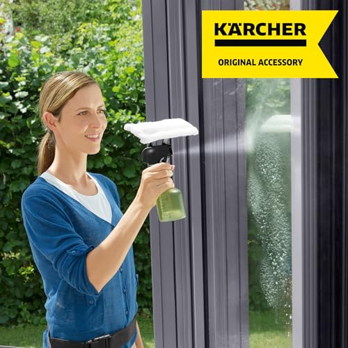 Kärcher Window Cleaner Tool, Spray Bottle, Replacement Part for Kacher Window Vacs - with Microfiber Pad (for Indoor use) - style: Replacement Spray Bottle
