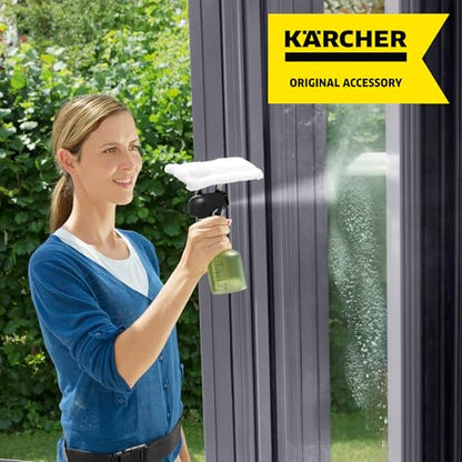 Kärcher Window Cleaner Tool, Spray Bottle, Replacement Part for Kacher Window Vacs - with Microfiber Pad (for Indoor use) - style: Replacement Spray Bottle