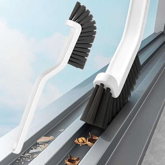Multifunction Gap Window Door Groove Cleaning Brush Plastic Long Handle Floor Tile Hard Brush Bathroom Kitchen Cleaning Tools