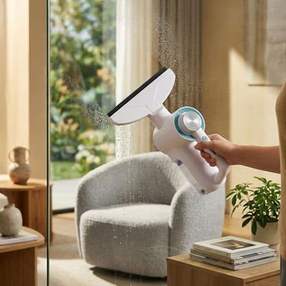 Bewinner Electric Window Cleaner Squeegee | Cordless Handheld Vacuum with Strong Suction for Glass Shower Car