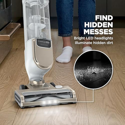 Shark Freestyle Max Cordless Upright Vacuum, Multi-Surface Cleaning, Lightweight, Easy Maintenace, with Large Dust Cup and 2-Speed Brushroll, LED Headlights, Rose Gold, SV2002HRG - color: Rose Gold