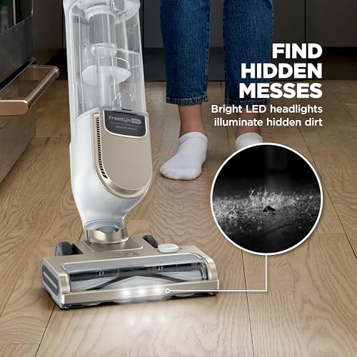 Shark Freestyle Max Cordless Upright Vacuum, Multi-Surface Cleaning, Lightweight, Easy Maintenace, with Large Dust Cup and 2-Speed Brushroll, LED Headlights, Stone, SV2002HST - color: Stone