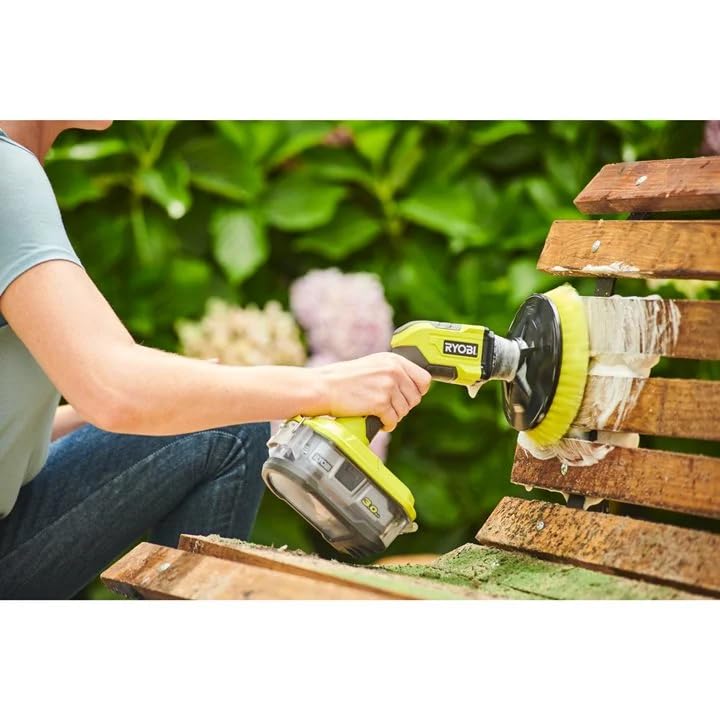 Ryobi R18CPS-0 Rotating Brush 18V ONE+ Battery 15cm 210rpm (Body Only) (Renewed) | Battery and Charger Sold Separately
