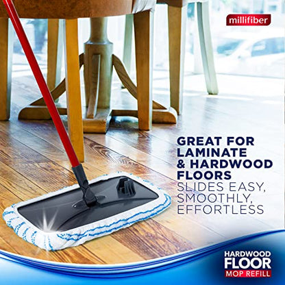 Millifiber Microfiber Mop Refills 15x8 in., 12-Pack (Mop is Not Included) - color: White-grey, size: 12 Count (Pack of 1)