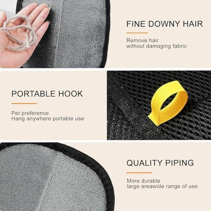 Pet Hair Removal Glove, Newly Upgraded Electrostatic Gloves Pet Hair for Dogs & Cats, Washable and Reusable Hair Remover Tool for Carpet, Curtain, Clothing, Couch, Car Seat - 1 Pcs