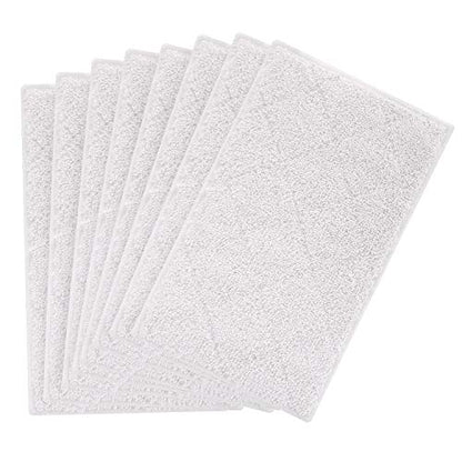 isinlive 8 Pack Cleaning Mop Pads Replacement Compatible with OApier S5 and Light n Easy Steam Mop Pads S3101 S7326 S3601 7688ANB 7688ANW 7618ANB 7618ANW Floor Steam Cleaner and S6 S15 S1 S4 S5 S12