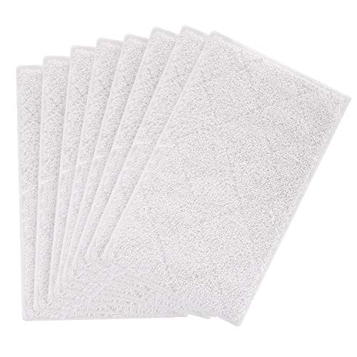 isinlive 8 Pack Cleaning Mop Pads Replacement Compatible with OApier S5 and Light n Easy Steam Mop Pads S3101 S7326 S3601 7688ANB 7688ANW 7618ANB 7618ANW Floor Steam Cleaner and S6 S15 S1 S4 S5 S12
