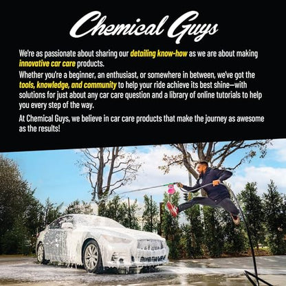 Chemical Guys Creeper Rolling Bucket Dolly - Heavy Duty Mobile Dolly Cart for Car Wash, Detailing, and Garage Use, 5 Caster Wheels with 360° Rotation, Fits Standard 3.5 to 7.5 Gallon Buckets