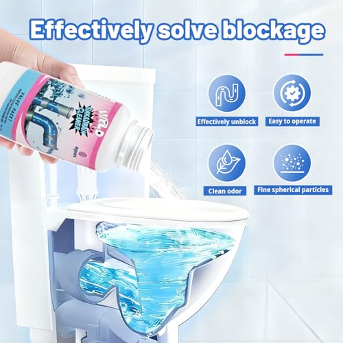 Wild Tornado Sink and Drain Cleaner, Powerful Sink Pipe Cleaner Powder, Fast Foaming Drain Clog Remover for Kitchen, Bathroom, and Pipes Cleaning Tool (4 pcs) - color: 4 pcs