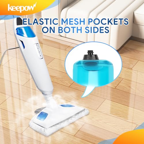 KEEPOW Steam Mop Replacement Parts 1940 Water Tank Caps and Insert Assembly Compatible with Bissell Powerfresh Steam Mop 19404 19402 19408 19409 1940A 1940F 1940Q 1940T 1940W B0006 Models 2038413 - color: 1+1 Cap