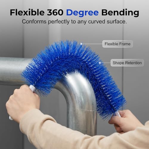 Bendable Microfiber Head, 2026 Upgraded Reusable Dust Remover, Washable Fan Cleaning Brush, for Electric Fans, Car Vents, Curtain，Gray：4 - color: Gray