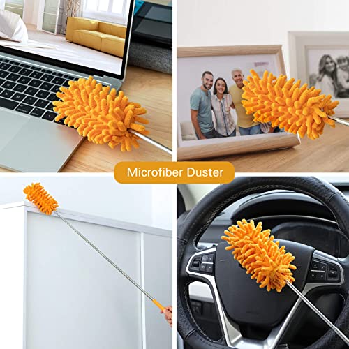 10 Pcs Venetian Window Blind Cleaner Duster Tool Set, Mini Blind Cleaner Duster Brush, Hand Held Air Conditioner Shutters Duster, Dirt Cleaner for Blind, Fan, Air Conditioner, Window Groove Gap (Blue) - color: Blue
