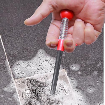 Drain Snake Hair Drain Clog Remover,76 Inch Flexible Grabber Claw Pick Up Reacher Tool- Gutter Cleaning Tools for Home Sink, Bathroom Tub,Drain, Toilet, Tight Spaces - style: Round-76 IN