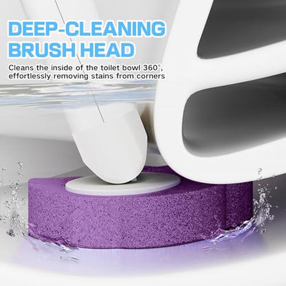 39 Pcs Toilet Deep Cleaning Set - Wall-Mounted Disposable Toilet Bowl Cleaner Wand with 18 Toilet Brush Refill Heads, 10 Pcs Crevice Cleaning Brushes, 10 Pcs Nitrile Gloves & 1 Pc Toilet Seat Lifter - size: 1 set