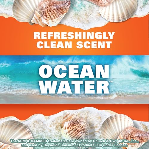 Hefty Small Trash Bags, Ocean Water Scent, 4 Gallon, 52 Count - color: White, size: 52 Count (Pack of 1)