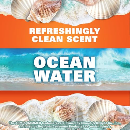 Hefty Small Trash Bags, Ocean Water Scent, 4 Gallon, 52 Count - color: White, size: 52 Count (Pack of 1)
