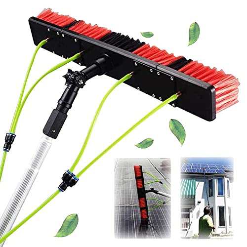 3-12m Window Cleaning Pole, Window Cleaner Kit, Water/Hose Fed Pole, Window Cleaning Brush Equipment, Cleaning Photovoltaic and Solar Panels Conservatory roof Cleaner,30cm Brush Head,12m/39. - color: 30cm Brush Head, size: 12m/39.4ft