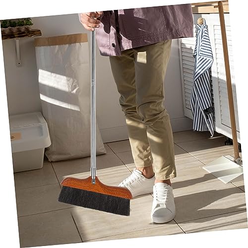 Ipetboom Long Handle Broom with Soft Bristles for Efficient Floor Cleaning for Home Office Kitchen and Garage Lightweight and Easy to Store with Creative Hanging Design