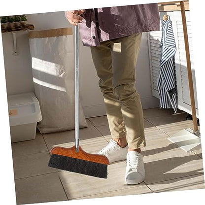 Ipetboom Long Handle Broom with Soft Bristles for Efficient Floor Cleaning for Home Office Kitchen and Garage Lightweight and Easy to Store with Creative Hanging Design