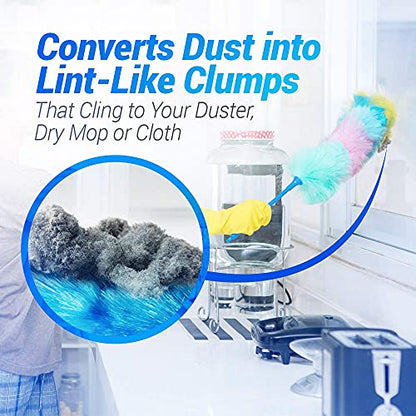 Fuller Brush Duster Spray -15.5 oz Multi Surface Dust Removing Sprayer - Safe Household Cleaning for Floors, Furniture, Blinds & Car Interiors (Pack of 6) - size: 6 Pack