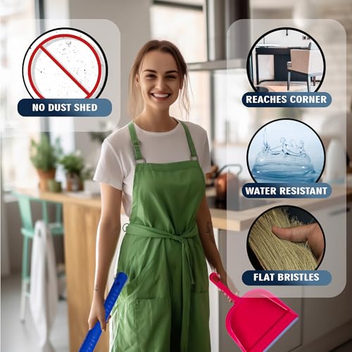 Cosynee Galla No Dust Broom for Floor Cleaning, Broom Stick for Home Floor Cleaning, Jhadu for Home Cleaning, Made of Washable Fibers (Pack of 2) - size: Set of 1 (Pack of 2)