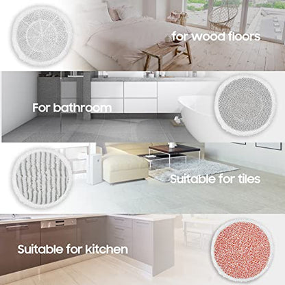 Upgraded 8 Pack Replacement Steam Mop Pads Kit Compatible with Shark S8201 S8001 S7001 S7201 S7000AMZ S7000 S7005 S7020 S7001C Series Steam & Scrub All-in-One Hard Floor Steam Mop - color: Orange 8 Pack Multifunctional