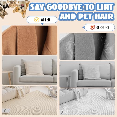 1 PCS Pet Hair Removal Glove for Dogs and Cats Reusable Newly Upgraded Five-Finger Electrostatic Pet Cat Dog Hair Remover Non-Slip Dog Hair Remover Tool for Couch, Clothing, Car Seat,Carpet - size: Black，1PCS