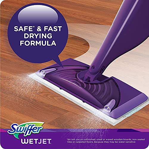 Swiffer Wetjet Hardwood Floor Mopping and Cleaning Solution Refills, All Purpose Cleaning Product, Open Window Fresh Scent, 1.25 Liter, 2 Pack (Packaging may vary) - size: 84.4 Fl Oz (Pack of 1)
