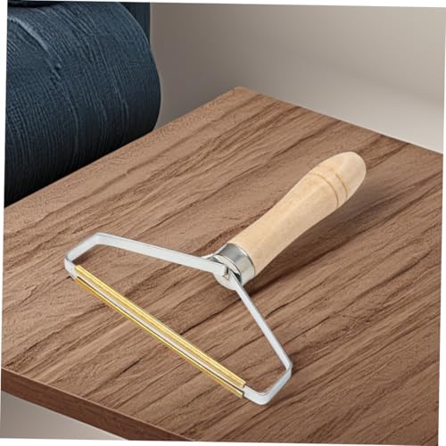 BESPORTBLE Portable Pilling Remover Handle Reusable Lint Shaver for Clothes Sweaters Carpets and Furniture Efficient Pet Hair Scraper for Tidy Home