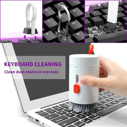 20-in-1 Cleaning Kit for Airpod Earbud Laptop Keyboard, Electronic Penlar Cleaning Kit Compatible with Computer PC Cell Phone, Charging Port