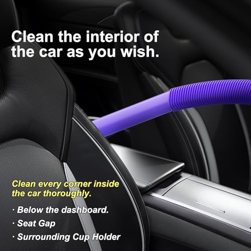 Dryer Lint Vacuum Attachment Compatible with Dyson V15 V12 V11 V10 V8 V7 Gen5 Cordless Vacuum Cleaner, Flexible Dryer Vent Cleaner Kit Lint, The switch lock, so you don't need press the switch tightly - style: 【V7-V15】Dryer Lint Vacuum Attachment+Switch l