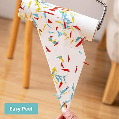 Lint Roller Refills 6.3 inch Great Value 10 Pack Extra Sticky Lint Remover Refills for Pet Hair Clothes Floor 6.3 inch Wide Lint Roller Replacement Refills - size: 10-Pack