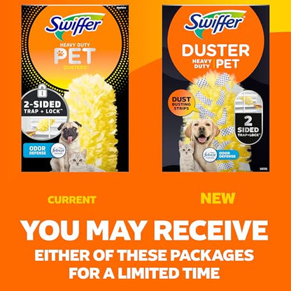 Swiffer Pet Heavy Duty Dusters Refills, Multisurface 360 Dusters with Febreze Odor Defense, 11 Count - size: 11 Count (Pack of 1)