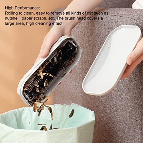 Handheld Crumb Sweeper, Reusable Home Soft Hair Debris Collector for Table Bed Sheet Clothes Sofa Carpet Mat - ABS Material Ergonomic Design