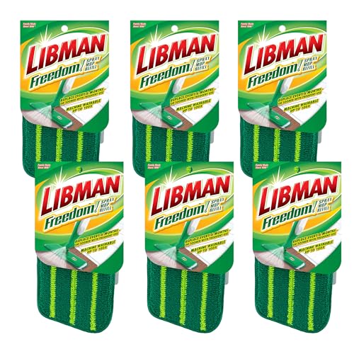 Libman Commercial Freedom Spray Mop Refill | Case of 6 - style: 6 Pack Refill