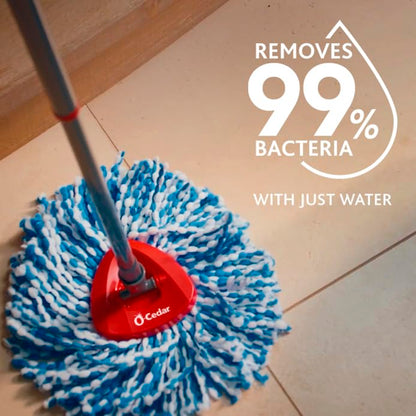 O-Cedar RinseClean Spin Mop Microfiber Refill, 1 CT (Pack of 12) - size: 12-Pack