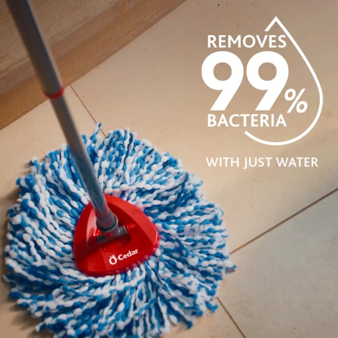 O-Cedar RinseClean Spin Mop Microfiber Refill, 1 CT (Pack of 6) - size: 6-Pack