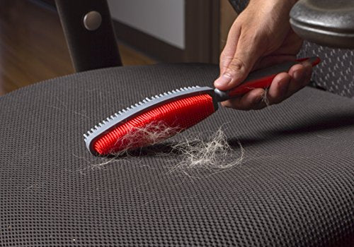 FURemover Duo Pet Hair Rubber Brush, Dual Sided to Easily Remove Fur and Lint from Clothing and Upholstery, Thick Bristles Groom Dogs and Cats, Easy to Clean, Colors May Vary - size: 1 Pack, style: FURemover Duo Lint Brush