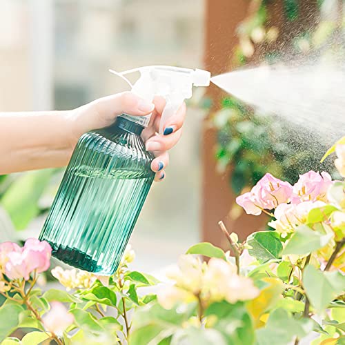 Plants Misting Bottle Wear Resistant Widely Application 500ml Large Capacity Plants Misting Bottle for Gardening Green - color: Green