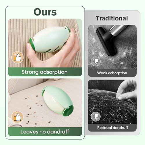 Reusable Silicone Lint Roller, 2026 Portable Lint Remover, Washable Sticky Roller Powerful Adhesion for Pet Hair and Dust Removal, Lint Roller for Home Travel Clothes Bed Sofa (White，1pcs) - color: White，1pcs