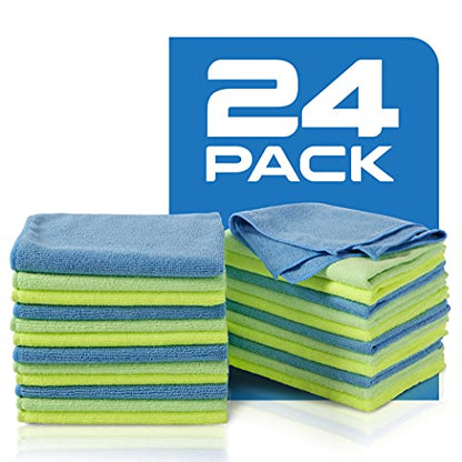 Zwipes 924 Microfiber Cleaning Cloths, 24 Pack - size: 24 Count