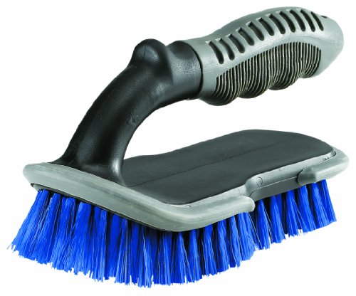 Shurhold 272 Scrub Brush – Soft, Ergonomic Handle with Comfort Grip and Safety Bumper – Lightweight Knuckle-Saving Brush for Quick, Efficient Cleaning